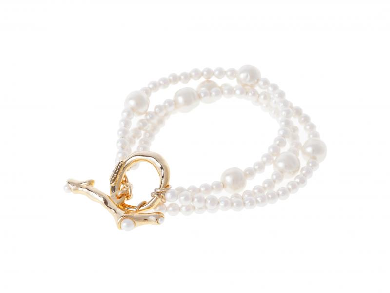 【seadsmara】Twig pearl bracelet　　[23A4-72]