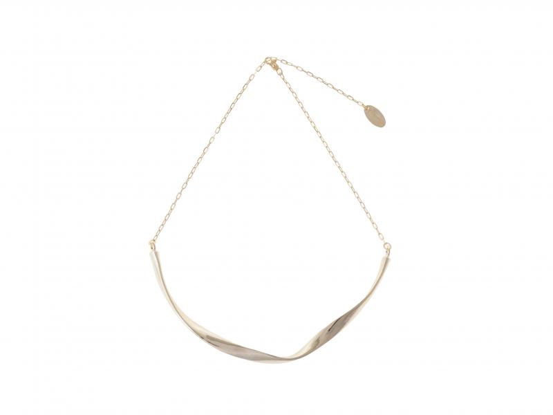 【新品、未使用】シーズマーラ　twisting necklace silver