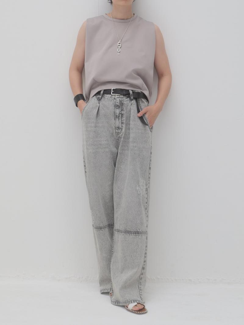 早期予約 YENN HIGH RISE TUCK WIDE PT WHITE | www.hexistor.com